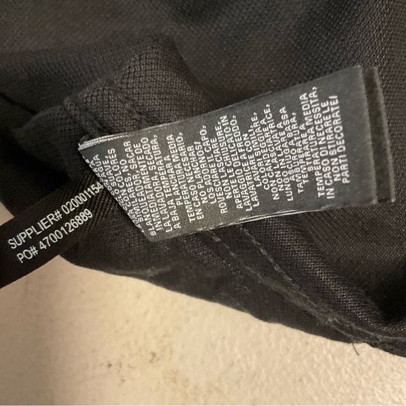 Ralph Lauren Black Label Button Front Chest Pockets Long Sleeve Shirt Black - Picture 12 of 14